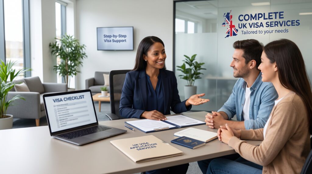 UK visa application services provided by Unique Visa Services